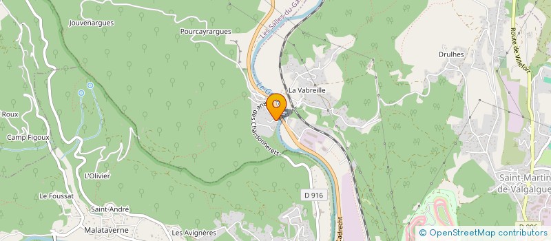 localisation de l'entreprise MONSIEUR SEBASTIEN KELLER à LES SALLES-DU-GARDON
