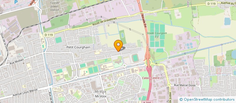 localisation de l'entreprise MONSIEUR SEBASTIEN KERCKHOVE  CALAIS