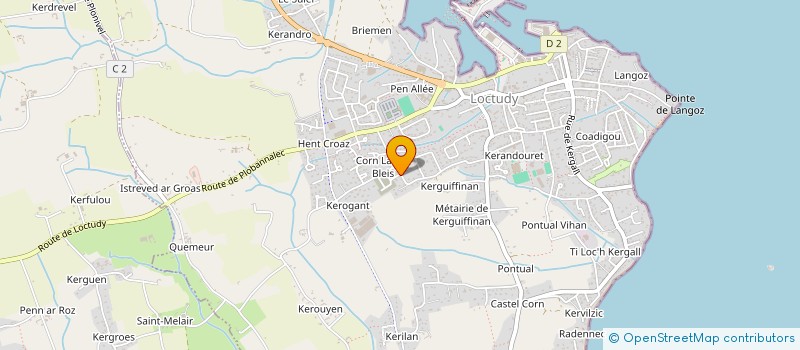 localisation de l'entreprise MONSIEUR SEBASTIEN KERNEIS  LOCTUDY