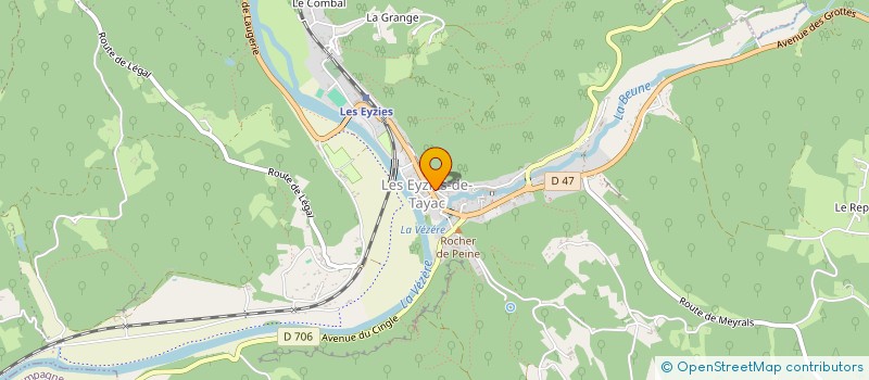 localisation de l'entreprise MONSIEUR SEBASTIEN KINADJIAN  LES EYZIES