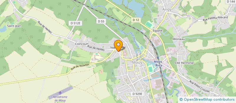 localisation de l'entreprise MONSIEUR SEBASTIEN KLEIN  MOUY