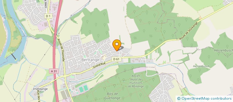 localisation de l'entreprise MONSIEUR SEBASTIEN KLESPER  BERTRANGE