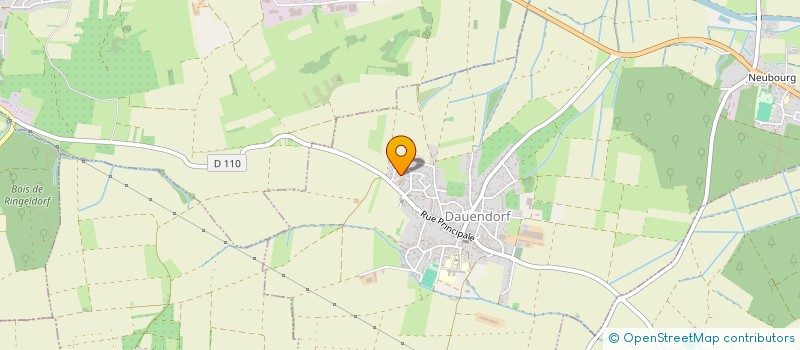 localisation de l'entreprise MONSIEUR SEBASTIEN KLINGLER  DAUENDORF