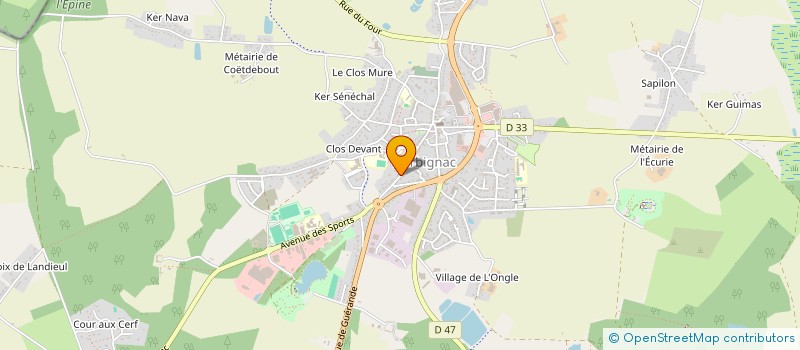 localisation de l'entreprise MONSIEUR SEBASTIEN KNOCKAERT à HERBIGNAC