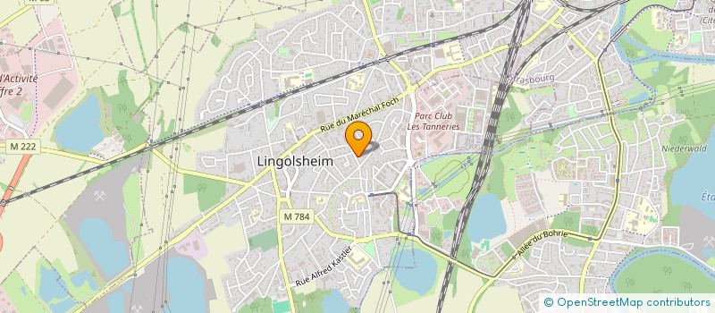 localisation de l'entreprise MONSIEUR SEBASTIEN KOCHER  LINGOLSHEIM