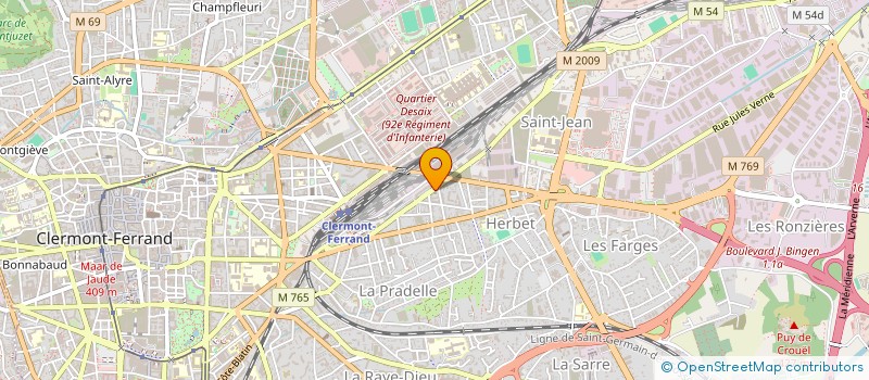 localisation de l'entreprise MONSIEUR SEBASTIEN KOENIG  CLERMONT-FERRAND