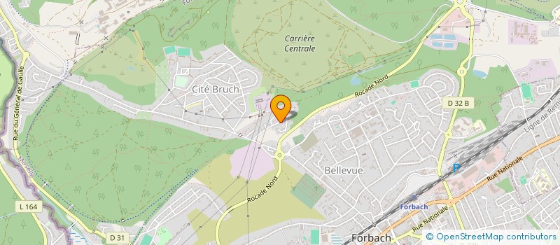 localisation de l'entreprise MONSIEUR SEBASTIEN KREIZER  FORBACH