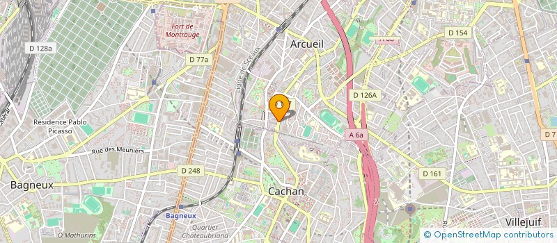 localisation de l'entreprise MONSIEUR SEBASTIEN KRI LOFF à ARCUEIL