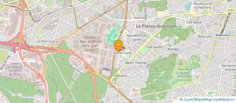 localisation de l'entreprise MONSIEUR SEBASTIEN KROURI à LE PLESSIS-ROBINSON