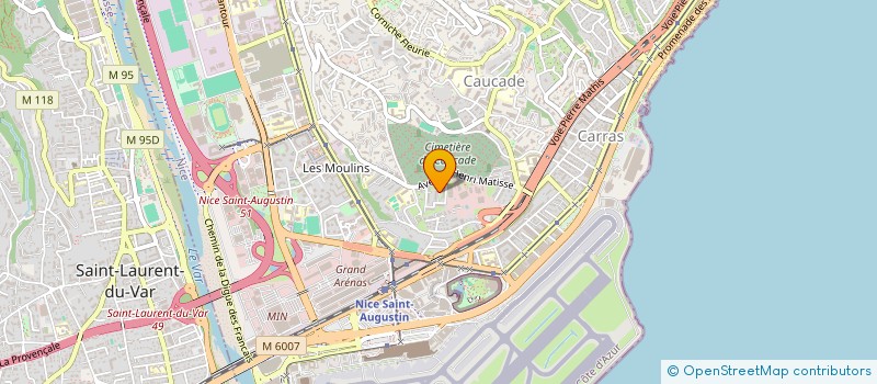 localisation de l'entreprise MONSIEUR SEBASTIEN KUBACKI à NICE