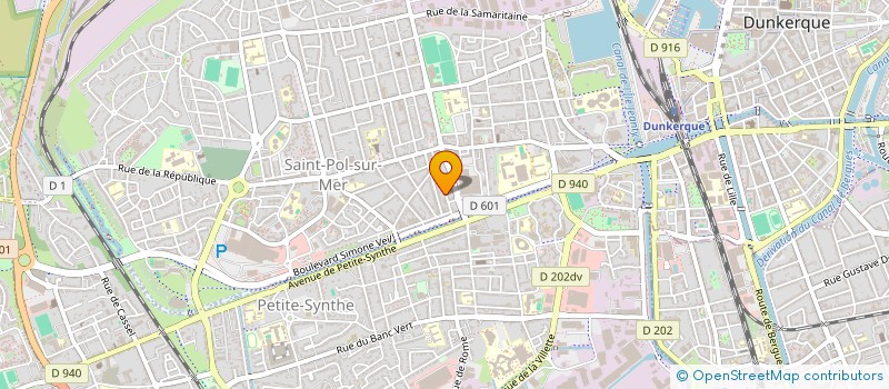 localisation de l'entreprise MONSIEUR SEBASTIEN KYNDT  DUNKERQUE