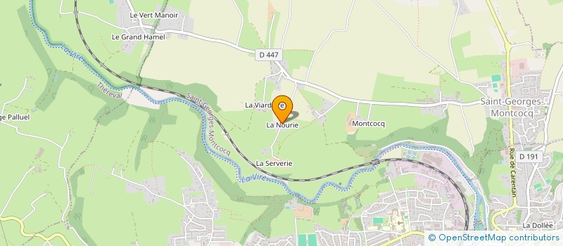 localisation de l'entreprise MONSIEUR SEBASTIEN L'HOTELLIER  SAINT-GEORGES-MONTCOCQ