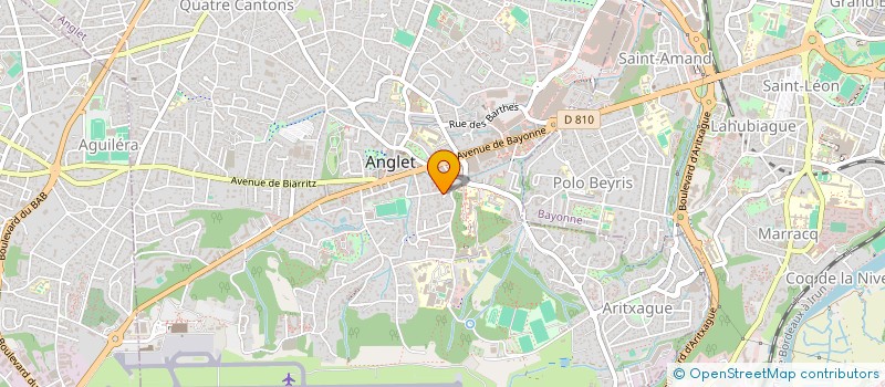 localisation de l'entreprise MONSIEUR SEBASTIEN LABADIE  ANGLET