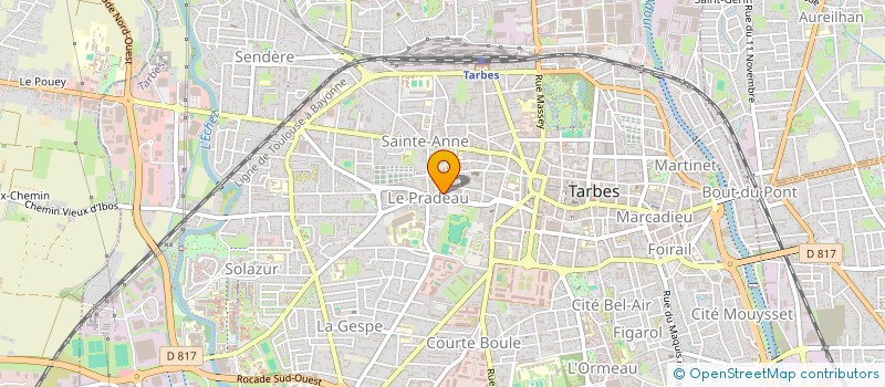 localisation de l'entreprise MONSIEUR SEBASTIEN LABADIE  TARBES