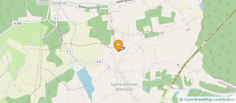 localisation de l'entreprise MONSIEUR SEBASTIEN LABAILS  SAINTE-GEMME-MARTAILLAC