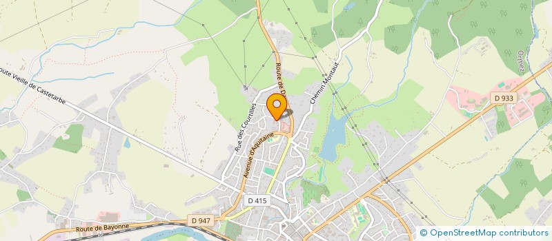 localisation de l'entreprise MONSIEUR SEBASTIEN LABAT  ORTHEZ