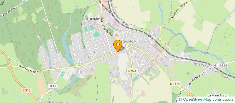 localisation de l'entreprise MONSIEUR SEBASTIEN LABBE  FORGES-LES-EAUX