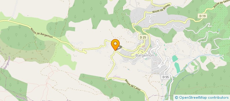 localisation de l'entreprise MONSIEUR SEBASTIEN LABEYRIE  BARGEMON