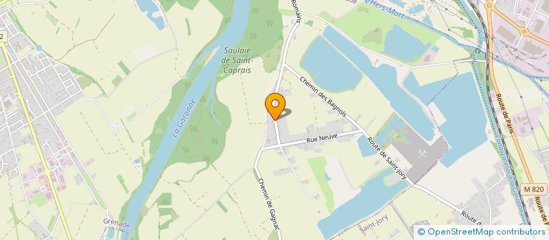 localisation de l'entreprise MONSIEUR SEBASTIEN LABIT  GRENADE