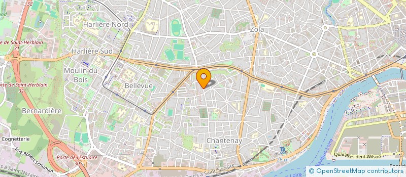 localisation de l'entreprise MONSIEUR SEBASTIEN LABOUTE à NANTES