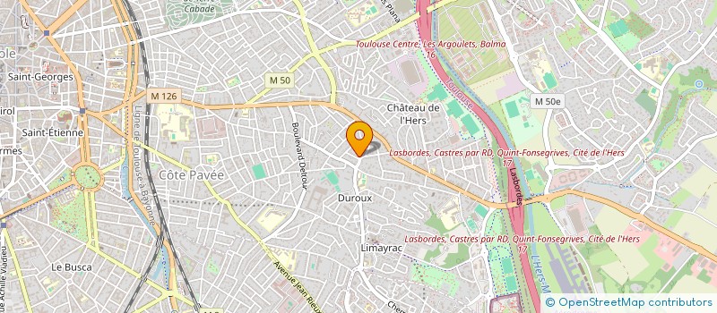 localisation de l'entreprise MONSIEUR SEBASTIEN LABOUTELEY à TOULOUSE
