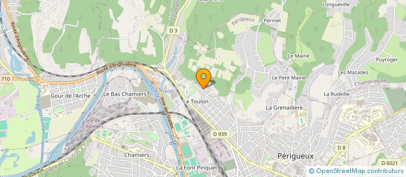 localisation de l'entreprise MONSIEUR SEBASTIEN LABRUE  PERIGUEUX