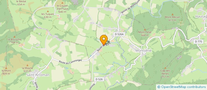 localisation de l'entreprise MONSIEUR SEBASTIEN LACAZE  MONTOUSSE