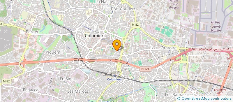 localisation de l'entreprise MONSIEUR SEBASTIEN LACOMBE COLOMB à COLOMIERS
