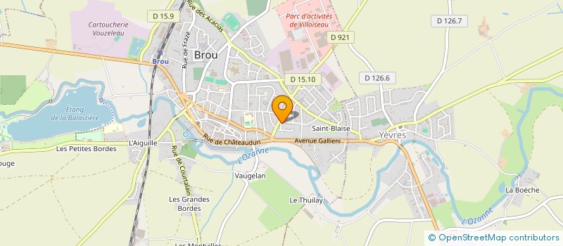 localisation de l'entreprise MONSIEUR SEBASTIEN LACOURTE à BROU