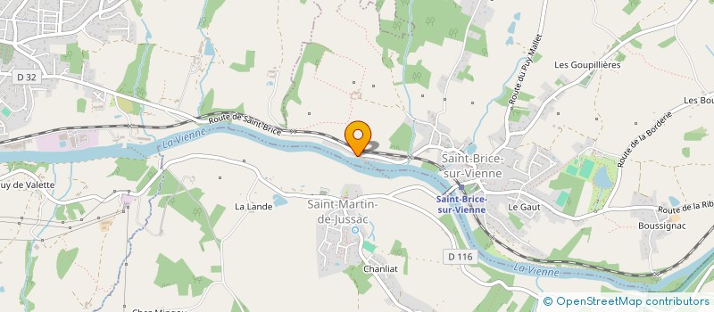 localisation de l'entreprise MONSIEUR SEBASTIEN LACROIX  SAINT-BRICE-SUR-VIENNE