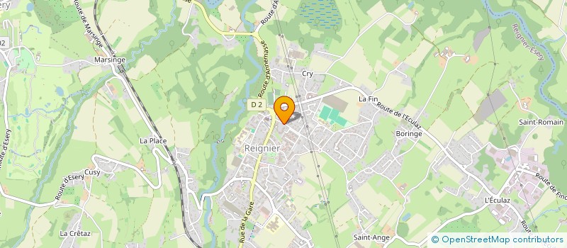 localisation de l'entreprise MONSIEUR SEBASTIEN LACROIX à REIGNIER-ESERY