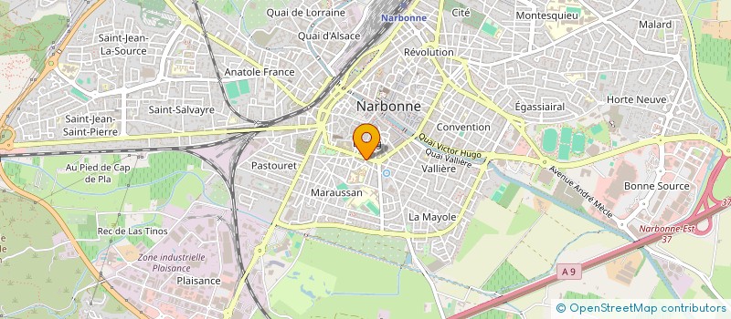 localisation de l'entreprise MONSIEUR SEBASTIEN LAFARE à NARBONNE