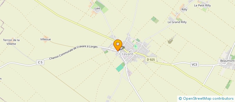 localisation de l'entreprise MONSIEUR SEBASTIEN LAFFRAY  CRAVANT