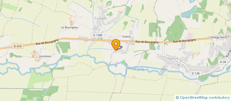 localisation de l'entreprise MONSIEUR SEBASTIEN LAFRASSE  COSGES