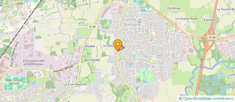 localisation de l'entreprise MONSIEUR SEBASTIEN LAFUGE  CHARTRES-DE-BRETAGNE