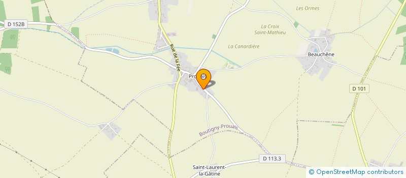 localisation de l'entreprise MONSIEUR SEBASTIEN LAGARDE à BOUTIGNY-PROUAIS