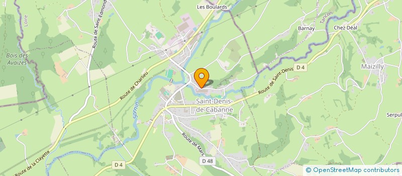 localisation de l'entreprise MONSIEUR SEBASTIEN LAGARDE  CHARLIEU