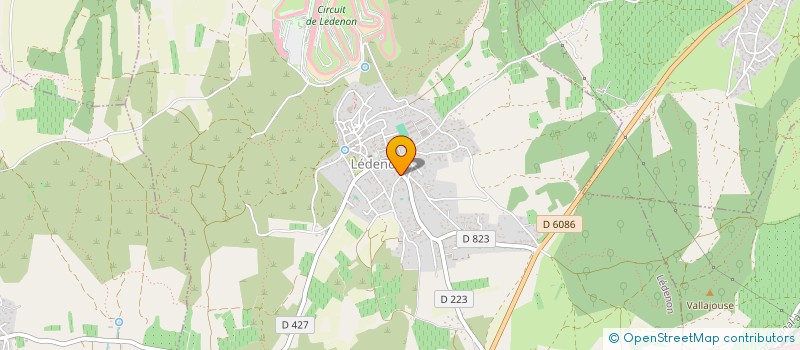 localisation de l'entreprise MONSIEUR SEBASTIEN LAGET  LEDENON