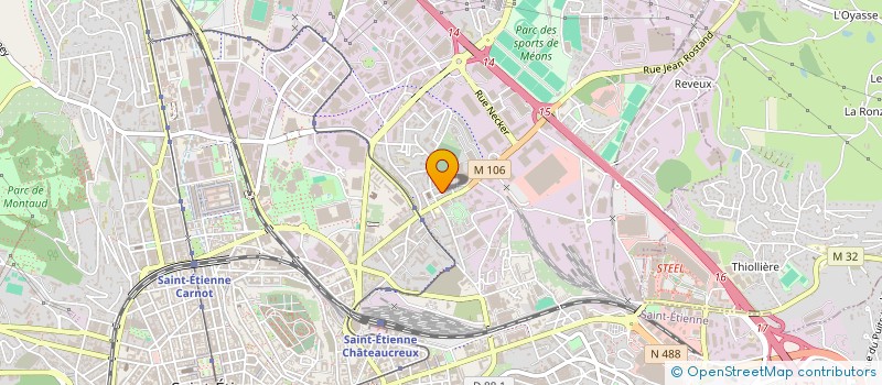 localisation de l'entreprise MONSIEUR SEBASTIEN LAGIER  SAINT-ETIENNE