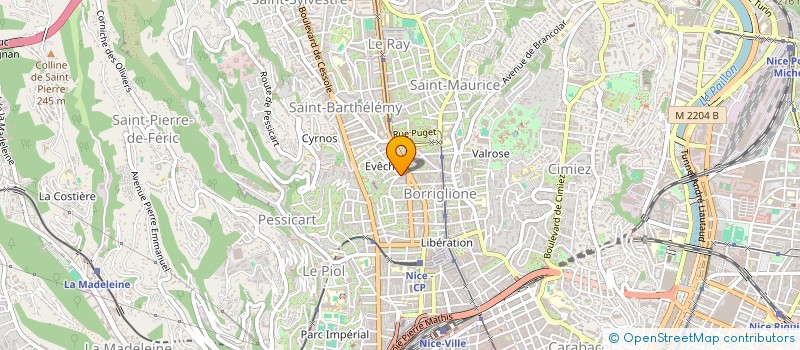 localisation de l'entreprise MONSIEUR SEBASTIEN LAGOGUEY à NICE