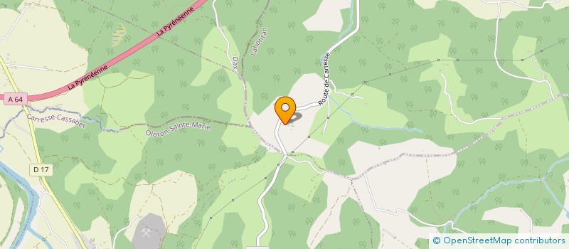 localisation de l'entreprise MONSIEUR SEBASTIEN LAGURGUE  LABASTIDE-VILLEFRANCHE