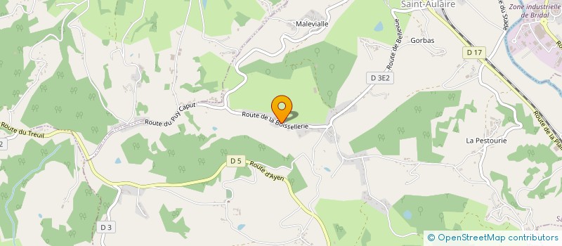 localisation de l'entreprise MONSIEUR SEBASTIEN LAGUYONIE  SAINT-AULAIRE