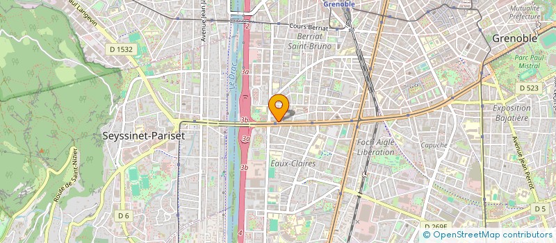 localisation de l'entreprise MONSIEUR SEBASTIEN LAHEURTE à GRENOBLE