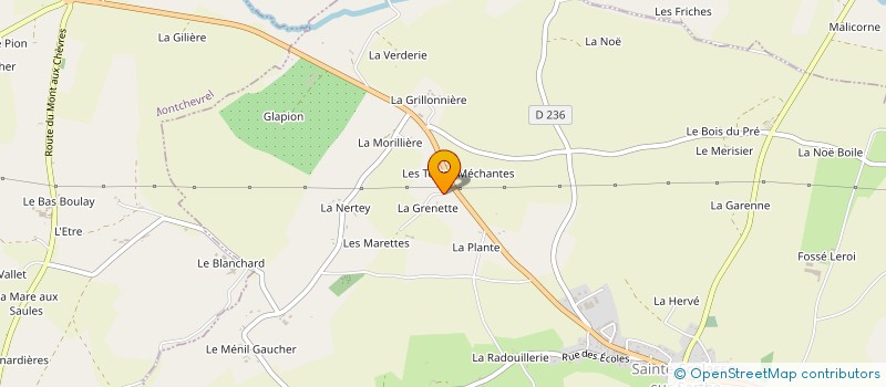 localisation de l'entreprise MONSIEUR SEBASTIEN LAHOUCINE à SAINTE-SCOLASSE-SUR-SARTHE