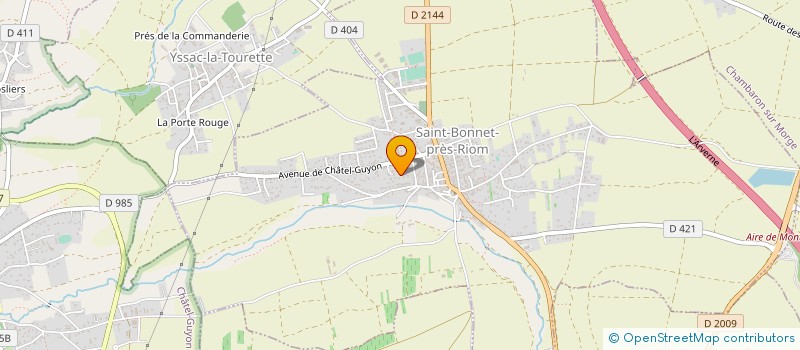 localisation de l'entreprise MONSIEUR SEBASTIEN LAIDET à SAINT-BONNET-PRES-RIOM