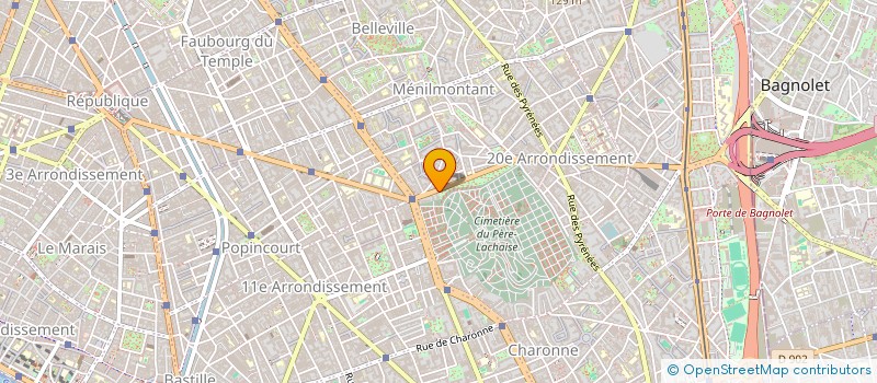 localisation de l'entreprise MONSIEUR SEBASTIEN LAIGNEAU  PARIS