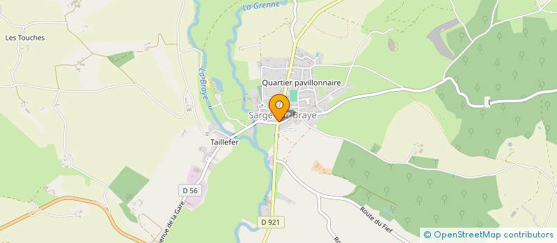 localisation de l'entreprise MONSIEUR SEBASTIEN LAIGRET  SARGE-SUR-BRAYE