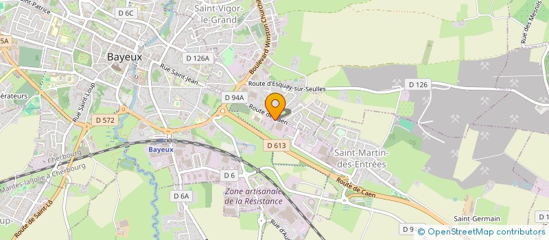 localisation de l'entreprise MONSIEUR SEBASTIEN LAINE  BAYEUX