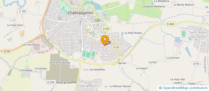 localisation de l'entreprise MONSIEUR SEBASTIEN LAIRYS  CHATEAUGIRON