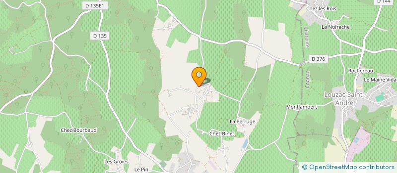 localisation de l'entreprise MONSIEUR SEBASTIEN LAJARIGE  CHERAC